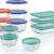 Pyrex 10-Piece Rectangular Glass Food Storage Containers Set: The Stackable Space-Saving Heroes That’ll Organize Your Fridge Overnight